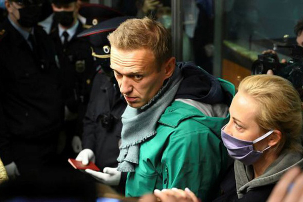 Vợ ông Navalny bị bắt
