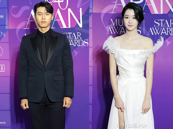 Thảm đỏ 'hot' nhất Kbiz: Hyun Bin lẻ bóng xuất hiện sau khi xác nhận hẹn hò, Seo Ye Ji khoe vai trần với váy xẻ táo bạo