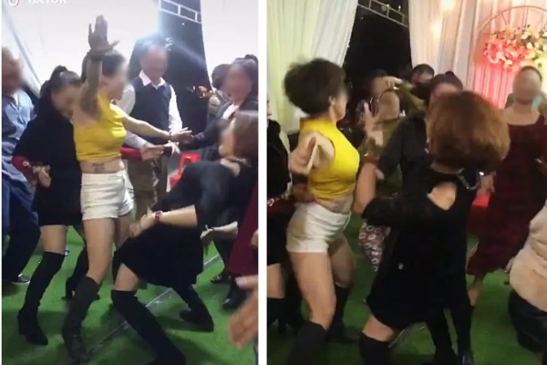 Team mẹ chồng trung niên quẩy cực 'sung' trong đám cưới, diện cả đồ sexy như thiếu nữ khiến dân mạng tranh cãi