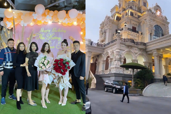 'Cô dâu 200 cây vàng' tiếp tục khiến dân tình choáng ngợp trong tiệc sinh nhật tại lâu đài hoàng tráng bậc nhất Nam Định