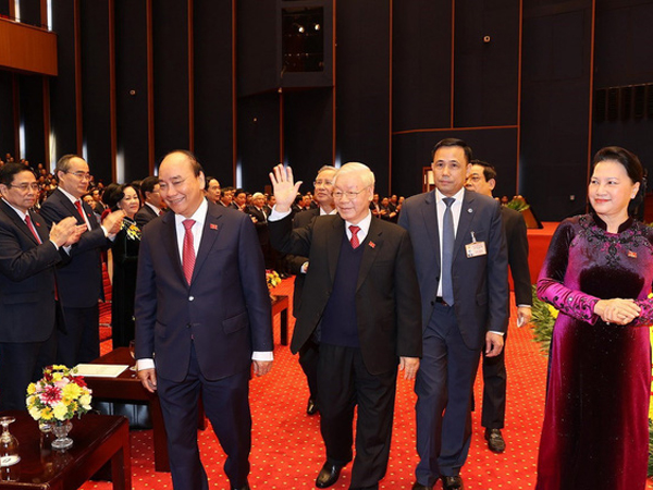 Chùm ảnh: Tổng Bí thư, Chủ tịch nước và các đại biểu dự phiên trù bị Đại hội XIII