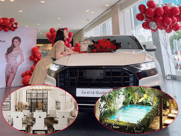 Hết tậu xe sang tiền tỷ, Lệ Quyên lại xây thêm căn biệt thự phong cách hoàng gia, chứng minh cuộc sống viên mãn hậu ly hôn