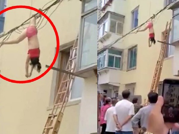 Mặc nội y đứng lau kính cửa sổ, người phụ nữ gặp tai nạn 'nhớ đời', cảnh hiện trường khiến người chứng kiến muốn xỉu theo