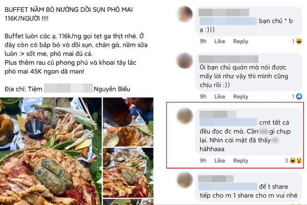 Đi ăn buffet nướng vỉa hè 116k/người, dù đặt bàn trước nhưng cô gái Hà Nội vẫn bị bắt ra vỉa hè ngồi cạnh xe rác, ra về còn bị chủ quán chửi sau lưng?