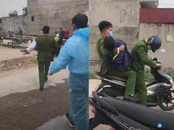 Xúc động với hình ảnh nữ cán bộ y tế ngất xỉu khi đang làm nhiệm vụ phòng chống dịch ở Hải Dương, được bế đi cấp cứu
