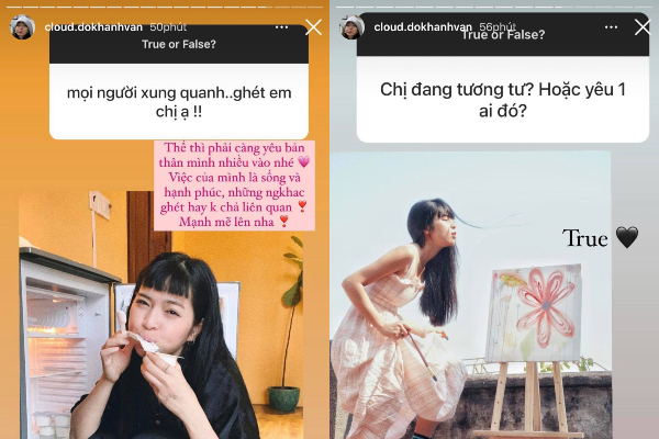Hưởng ứng trào lưu 'True or False', Khánh Vân Mắt Biếc ngầm hé lộ cuộc sống sau những lùm xùm drama