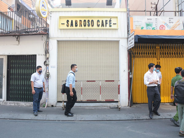 TP.HCM: Phong tỏa quán cafe trên phố đi bộ Bùi Viện vì BN1883 ở Hà Nội từng ghé