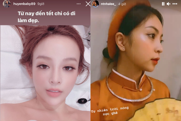 Tình hình Tết nhất của các 'chị đẹp' trên Instagram: Huyền Baby chỉ đi làm đẹp, Linh Rin 'tung hint' sẽ ăn Tết ở Sài Gòn với gia đình Phillip Nguyễn?