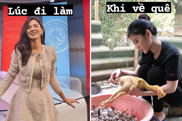 MC Thu Hoài trên trường quay và khi về quê vặt lông gà: Quan trọng là thần thái!