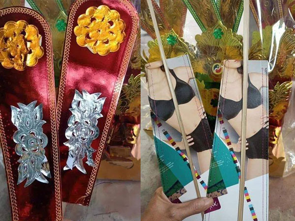 Chuẩn bị cúng Táo, gia chủ đi sắm đầy đủ mũ mão, vàng tiền nhưng vô tình lật đằng sau đã phải đỏ mặt vì hình ảnh nhạy cảm