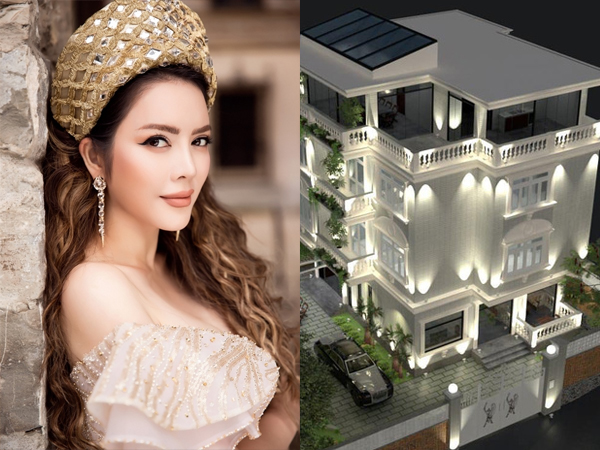 Sau 'cung điện' dát vàng và biệt phủ rộng 10.000m2, Lý Nhã Kỳ lại gây choáng khi hoàn thành biệt thự 4 tầng ngay trước thềm năm mới