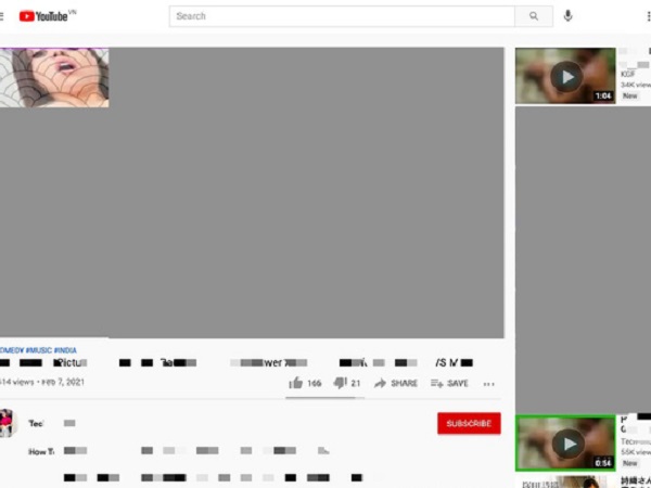 Dùng ảnh khiêu dâm để câu view trên YouTube