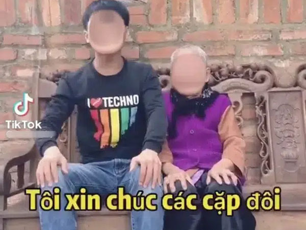 TikToker lôi kéo người già làm clip chúc Tết câu like phản cảm, bị 'ném đá' tới mức phải xoá vội?