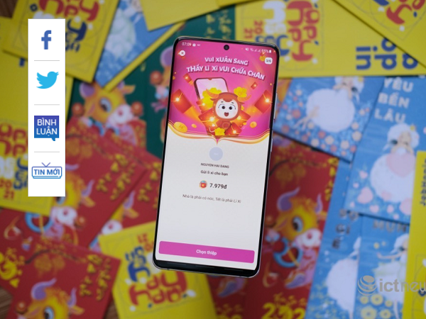 Lì xì online được dự báo sẽ tăng mạnh dịp Tết Tân Sửu