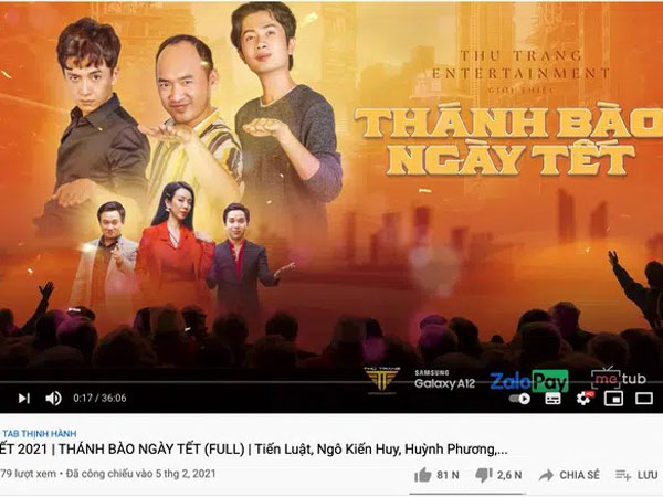'Thánh bào' của Tiến Luật đạt Top 1 Trending, Thu Trang nói điều này với chồng