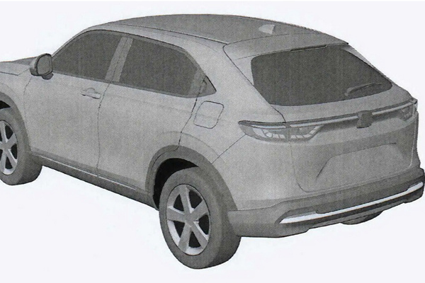 Honda HR-V lộ thiết kế mới: Đuôi xe như Porsche Cayenne Coupe, chờ ngày về đấu Kia Seltos, Hyundai Kona