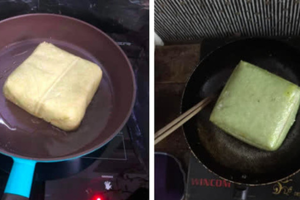 Vợ nhờ rán bánh chưng, anh chồng phải lên mạng cầu cứu nhưng nhìn ảnh thì ai cũng chưng hửng