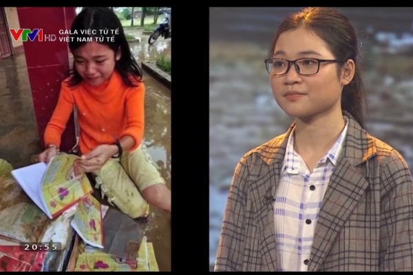 Cô bé khóc nức nở vì mưa lũ làm ướt sách vở cách đây 10 năm giờ ra sao?