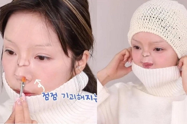 Màn 'biến hình' có một không hai của cô gái trẻ khiến dân tình sửng sốt