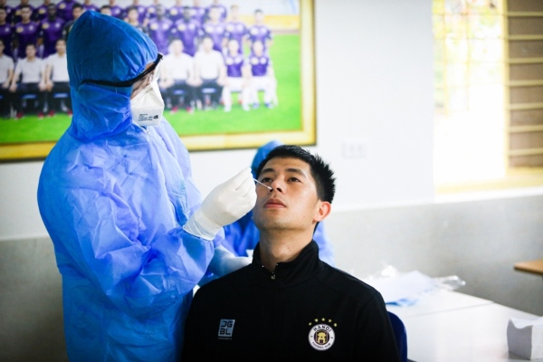 Cầu thủ Hà Nội FC âm tính với Covid-19