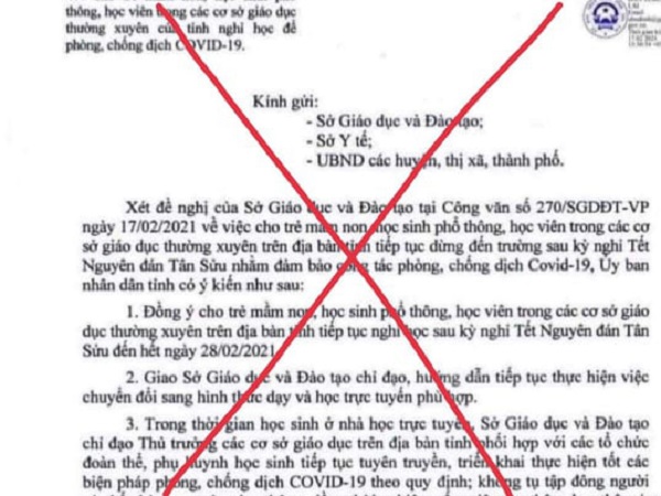 Điều tra việc giả mạo văn bản Sở GD-ĐT Đắk Lắk cho học sinh nghỉ học