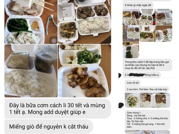 Vụ 'cắt xén' bữa ăn ở Quảng Ninh: Những tin nhắn từ trong khu cách ly