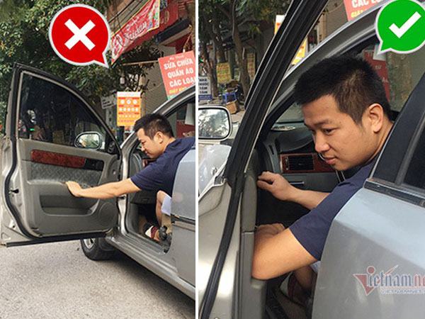 Mở cửa ô tô: Việc tưởng dễ mà không dễ