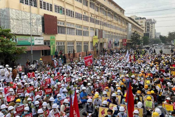Myanmar sẽ tổ chức biểu tình 'lớn chưa từng thấy' sau đảo chính