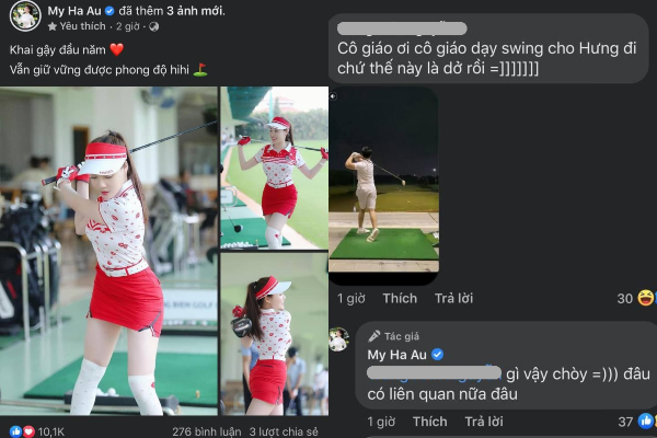 Âu Hà My tỏ thái độ khi có người nhắc tới chồng cũ