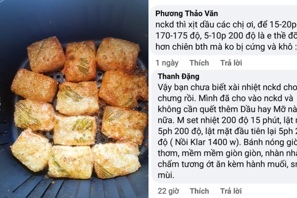 Dùng nồi chiên không dầu chế biến bánh chưng bánh tét, dân mạng bùng lên tranh cãi
