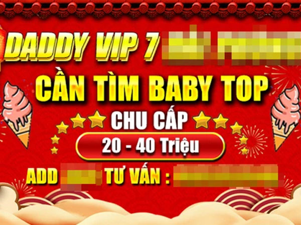 Xuất hiện website môi giới sugar baby - sugar daddy, rêu rao 'yêu thương và bảo vệ phụ nữ' nhưng kêu gọi nạp tiền đổi tình?
