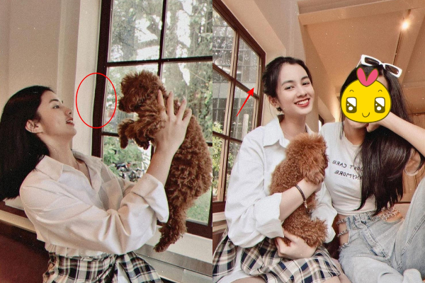 Cẩm Đan - gái đẹp An Giang 2k2 bị soi ra bằng chứng bóp mặt hơi lố, khung cửa cũng oằn theo thấy tội luôn!