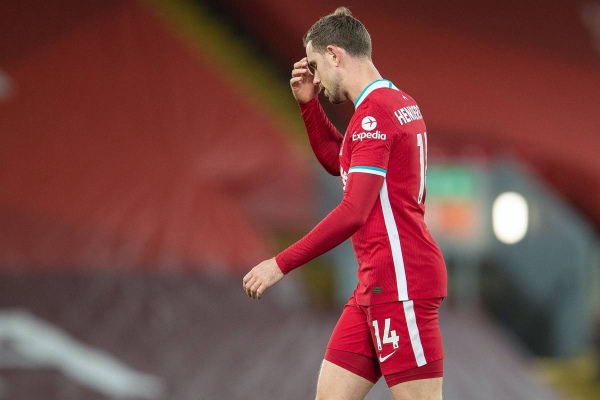 Henderson chia tay Liverpool đến hết mùa, có nguy cơ lỡ hẹn EURO