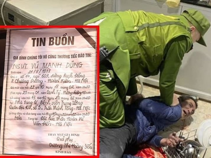 Hé lộ nguyên nhân gã tâm thần sát hại NSƯT Vũ Mạnh Dũng