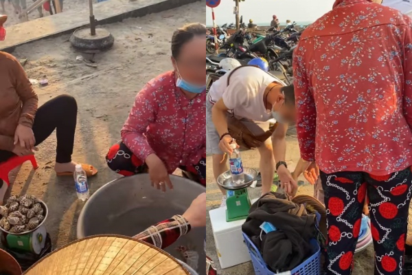 Chàng trai mua hải sản ở Vũng Tàu lật tẩy màn lừa đảo tinh vi của nhóm bán ốc