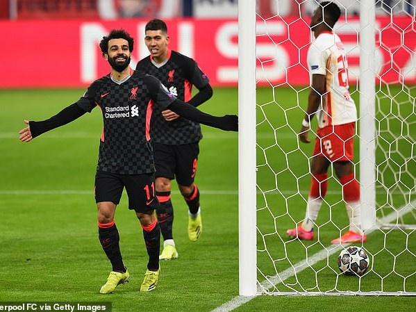 Liverpool mất điểm tựa Anfield ở trận gặp Leipzig