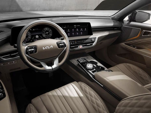 Kia K8 lần đầu khoe nội thất: Đẹp như xe sang, dùng tới 14 loa Meridian