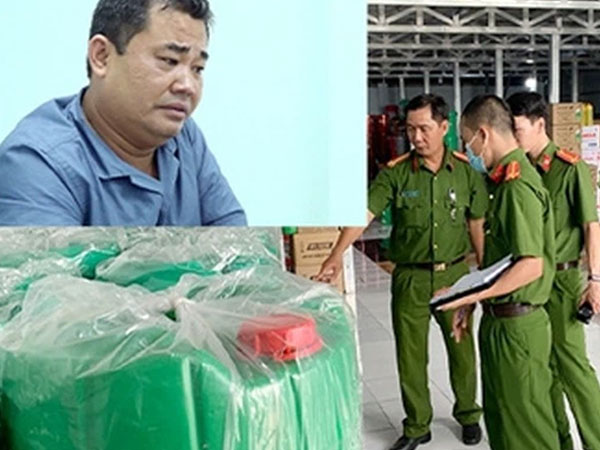 Bắt giữ giám đốc công ty sản xuất, buôn bán nhớt giả số lượng 'khủng'