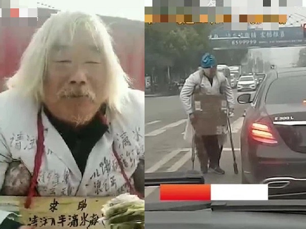 Cụ già chống nạng ăn xin trong chớp mắt đã thành khách VIP của ngân hàng, chân tướng và khối tài sản đằng sau khiến dư luận choáng ngợp