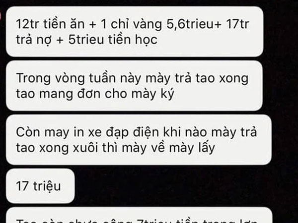 Cô vợ trong vụ bị chồng đòi tiền ăn và tiền khám sản tung bằng chứng giải thích tình tiết đáng nghi ở đoạn tin nhắn mà anh ta ám chỉ cô 'đểu và ngu'
