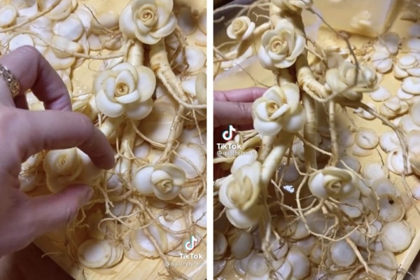 Sự thật về củ 'nhân sâm mọc hoa' có giá gần 3 triệu đồng, dân mạng xôn xao vì quá đẹp