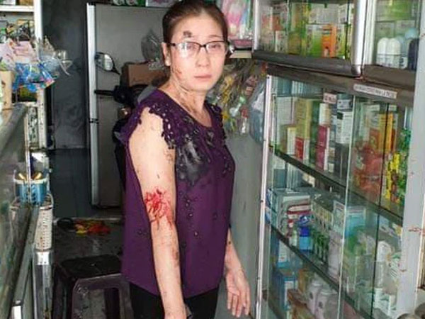 Nữ chủ tiệm thuốc tây bị 'khủng bố' bằng sơn, mắm tôm vì em trai mượn tiền 'giang hồ' không trả