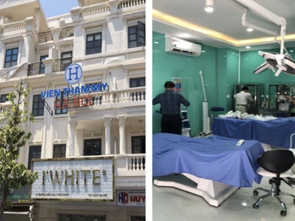 Bị kiểm tra bất ngờ, bà chủ 'Viện thẩm mỹ Hà Nội' nói chìa khóa do chồng giữ, không chịu mở cửa phòng phẫu thuật trái phép