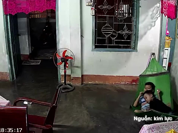 Đang thảnh thơi xem tivi bỗng nghe tiếng xe máy quen thuộc, 2 anh em có hành động nhanh như chớp khiến dân tình cười nghiêng ngả