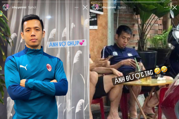 Ái nữ cựu Chủ tịch CLB Sài Gòn so ảnh chồng tự chụp và khi được tag, dân mạng thích thú: 'Bà vợ có tâm là đây chứ đâu?'
