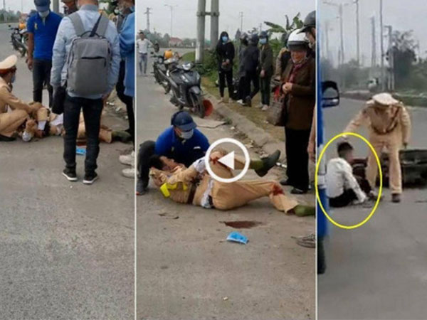 Vụ tông gãy chân, tay thượng úy CSGT: Khởi tố 2 thiếu niên