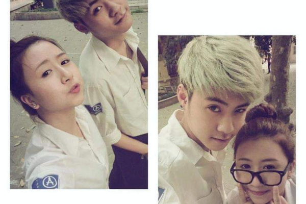Đăng ảnh thời cấp 3 cùng Quỳnh Anh Shyn, Vương Anh Ole khiến dân tình xôn xao vì màu tóc bạch kim, chính chủ lên tiếng ngay
