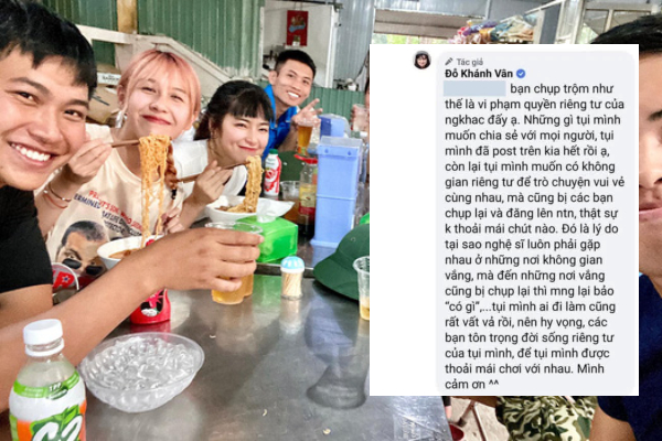 Fan chụp lén ảnh Hậu Hoàng - Mũi trưởng Long, Khánh Vân lên tiếng cực gắt