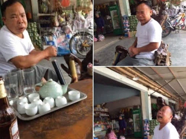 Người đàn ông bị ong đốt sưng mặt khóc dở mếu dở còn bị con gái chụp đăng lên mạng và sự thật phía sau