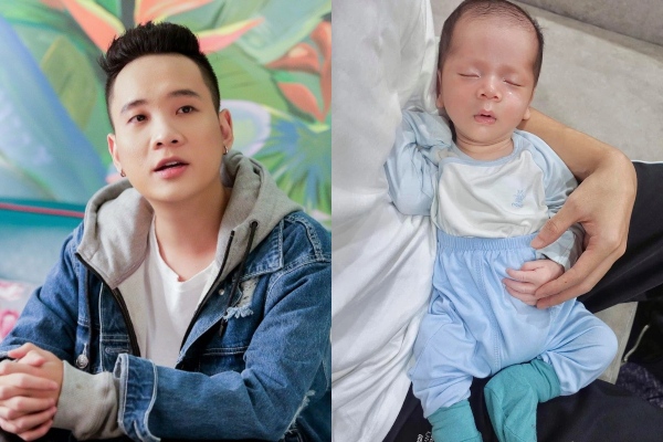JustaTee tự hào khoe ảnh con trai giống mình y đúc, may cho vợ Trâm Anh còn 'vớt' lại được một điểm 'nhầm địa chỉ'